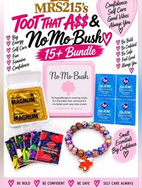 MRS215’s TOOT THAT A$$ & No Mo-Bush 15+ pc Bundle In Cactus Tote